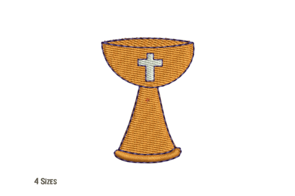 Chalice with Cross Embroidery Design Review