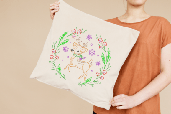 Elegant Deer Embroidery Design Review
