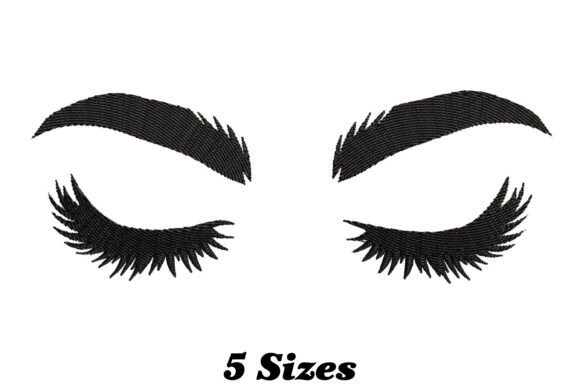 Eyelashes Embroidery Eesign Review