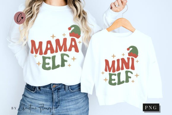 Faux Embroidery Mama Mini Elf PNG Review