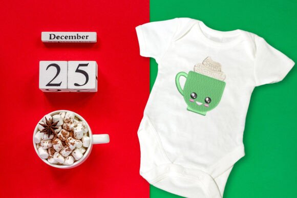 Kawaii Cartoon Hot Cocoa Mini Embroidery Review