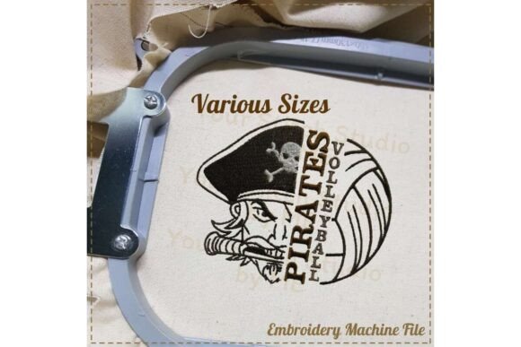 Pirates Volleyball Embroidery Design Review