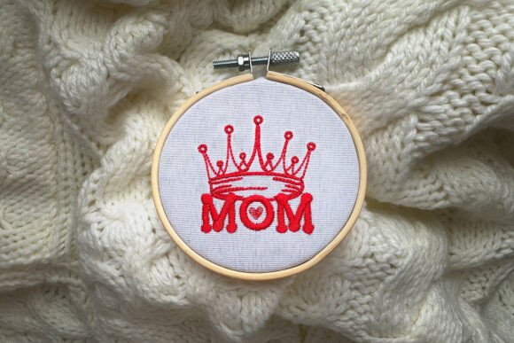 Queen MOM Sign Machine Embroidery Review