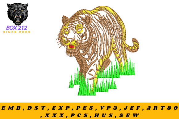 Tiger Digital Embroidery Design Review